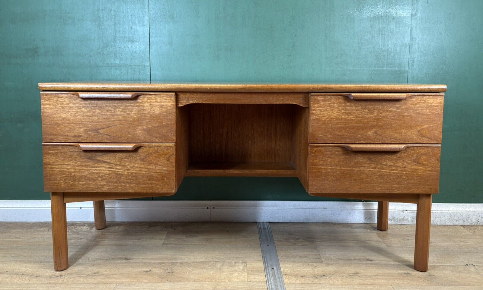 Retro Vintage Mid Century Teak Desk/Dressing Table-Courier