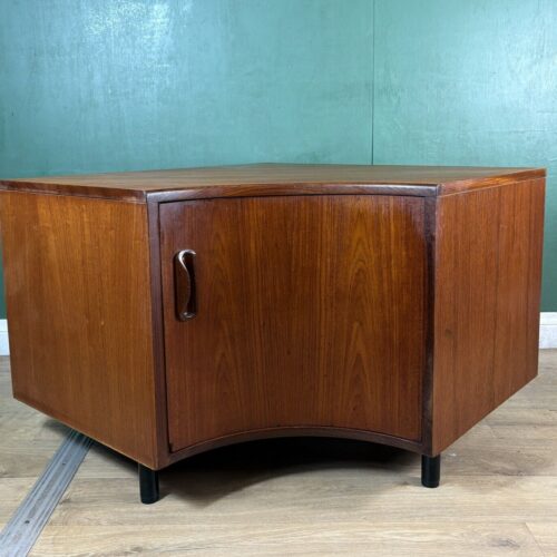 Retro Vintage Mid Century Teak G Plan Corner Cabinet-Courier