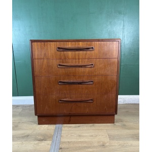 Retro Vintage Mid Century Teak G Plan Fresco Chest Of Drawers-Courier
