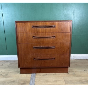 Retro Vintage Mid Century Teak G Plan Fresco Chest Of Drawers-Courier