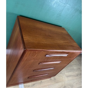 Retro Vintage Mid Century Teak G Plan Fresco Chest Of Drawers-Courier