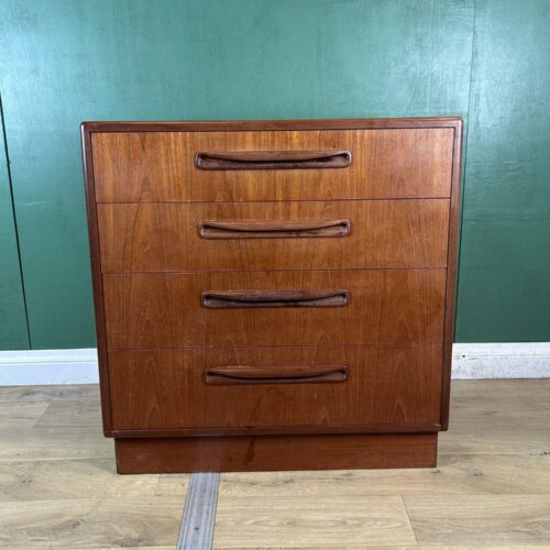 Retro Vintage Mid Century Teak G Plan Fresco Chest Of Drawers-Courier