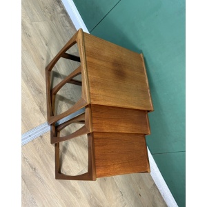 Retro Vintage Mid Century Teak G Plan Quadrille Nest Of Tables