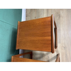 Retro Vintage Mid Century Teak G Plan Quadrille Nest Of Tables