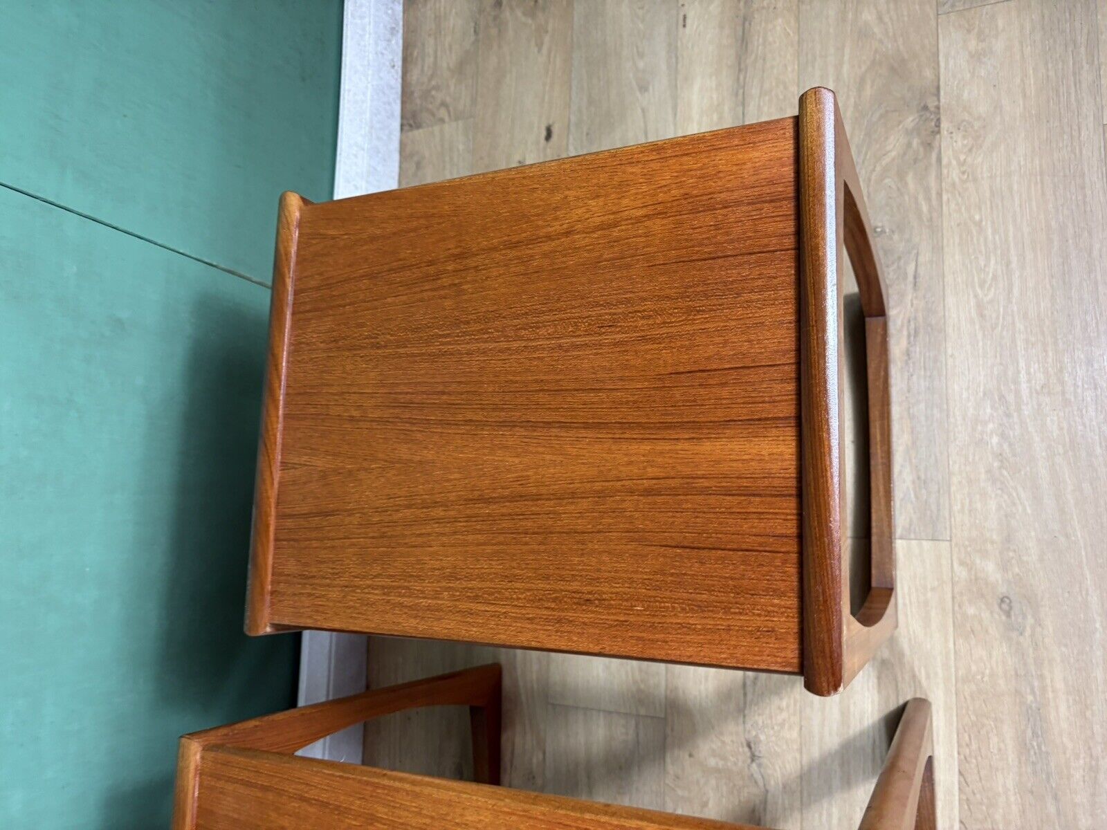 Retro Vintage Mid Century Teak G Plan Quadrille Nest Of Tables
