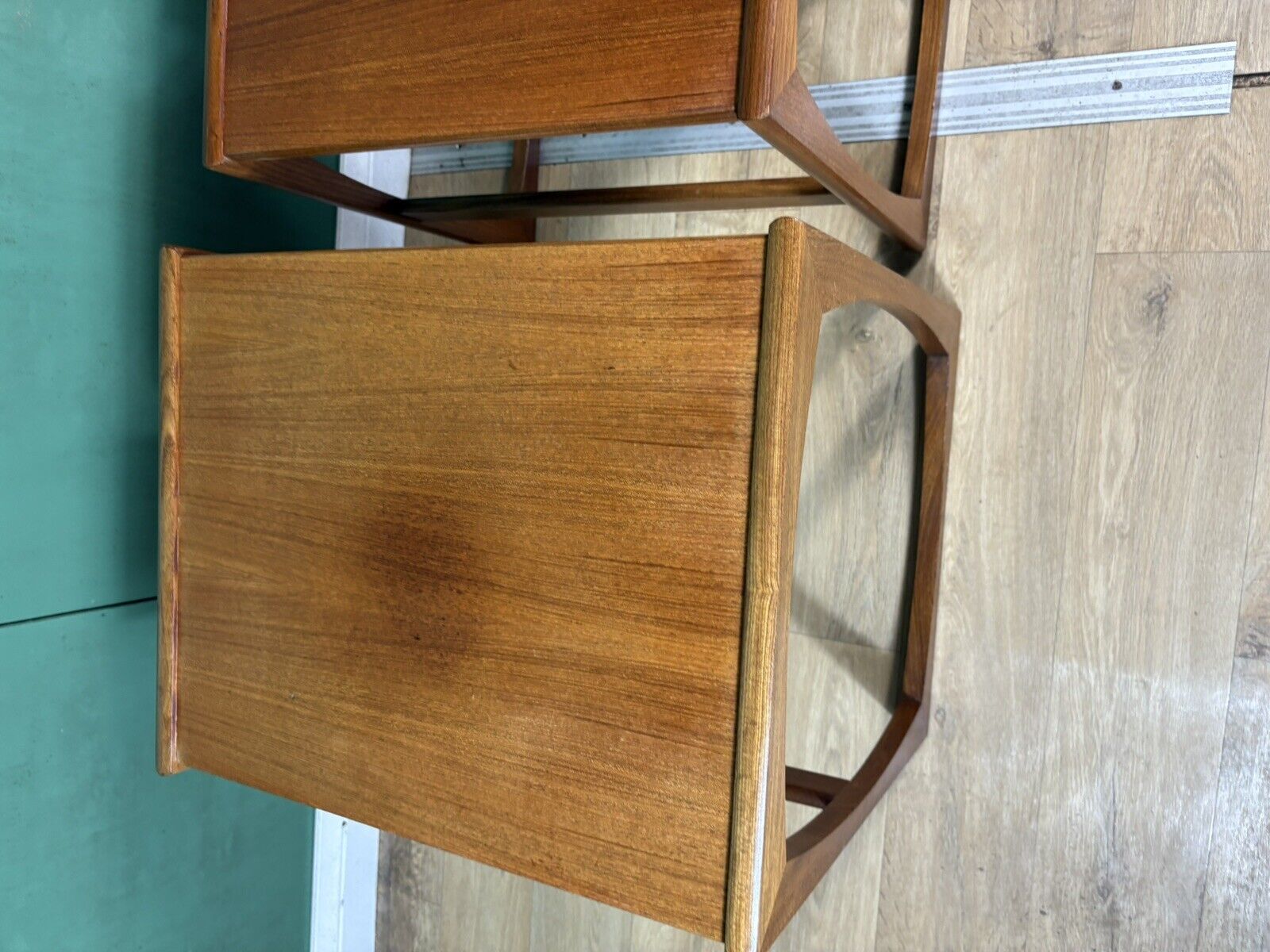 Retro Vintage Mid Century Teak G Plan Quadrille Nest Of Tables