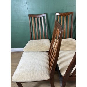 Retro Vintage Mid Century Teak G Plan Set Of 6x Chairs-Courier