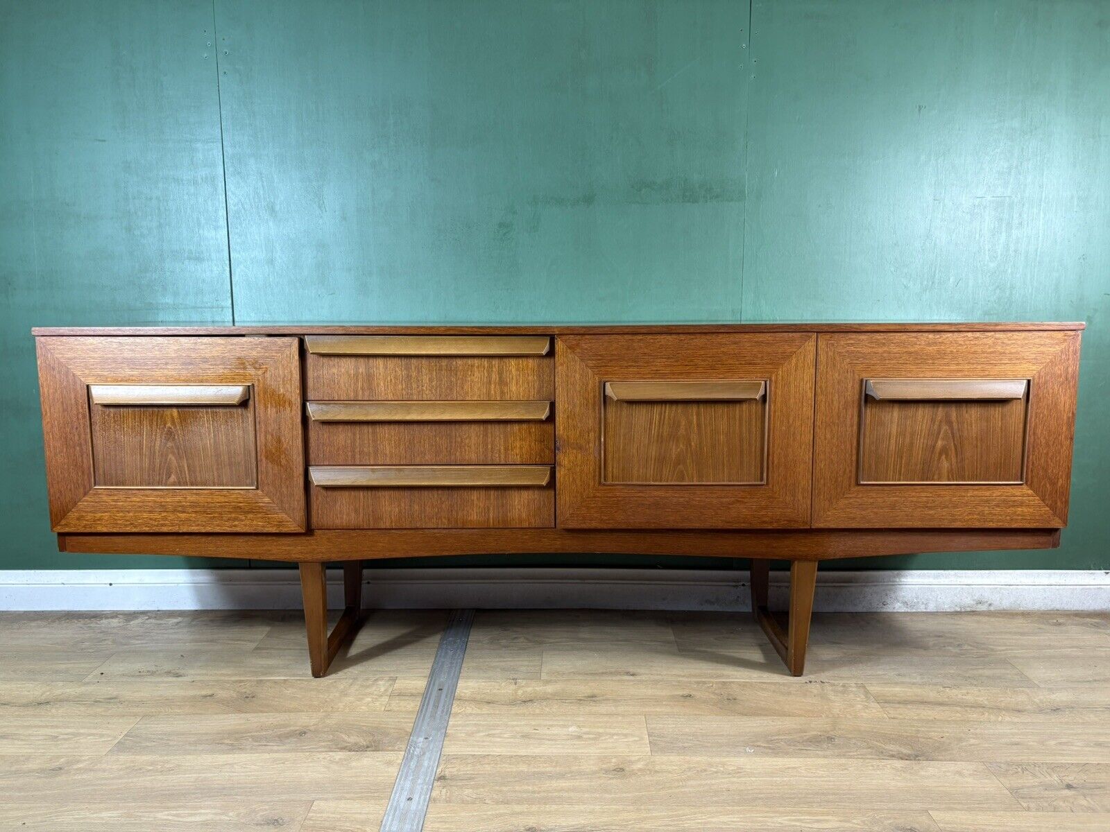 Retro Vintage Mid Century Teak Sideboard By Stonehill Furniture-Courier