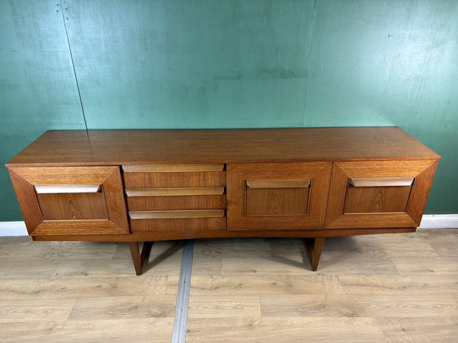 Retro Vintage Mid Century Teak Sideboard By Stonehill Furniture-Courier