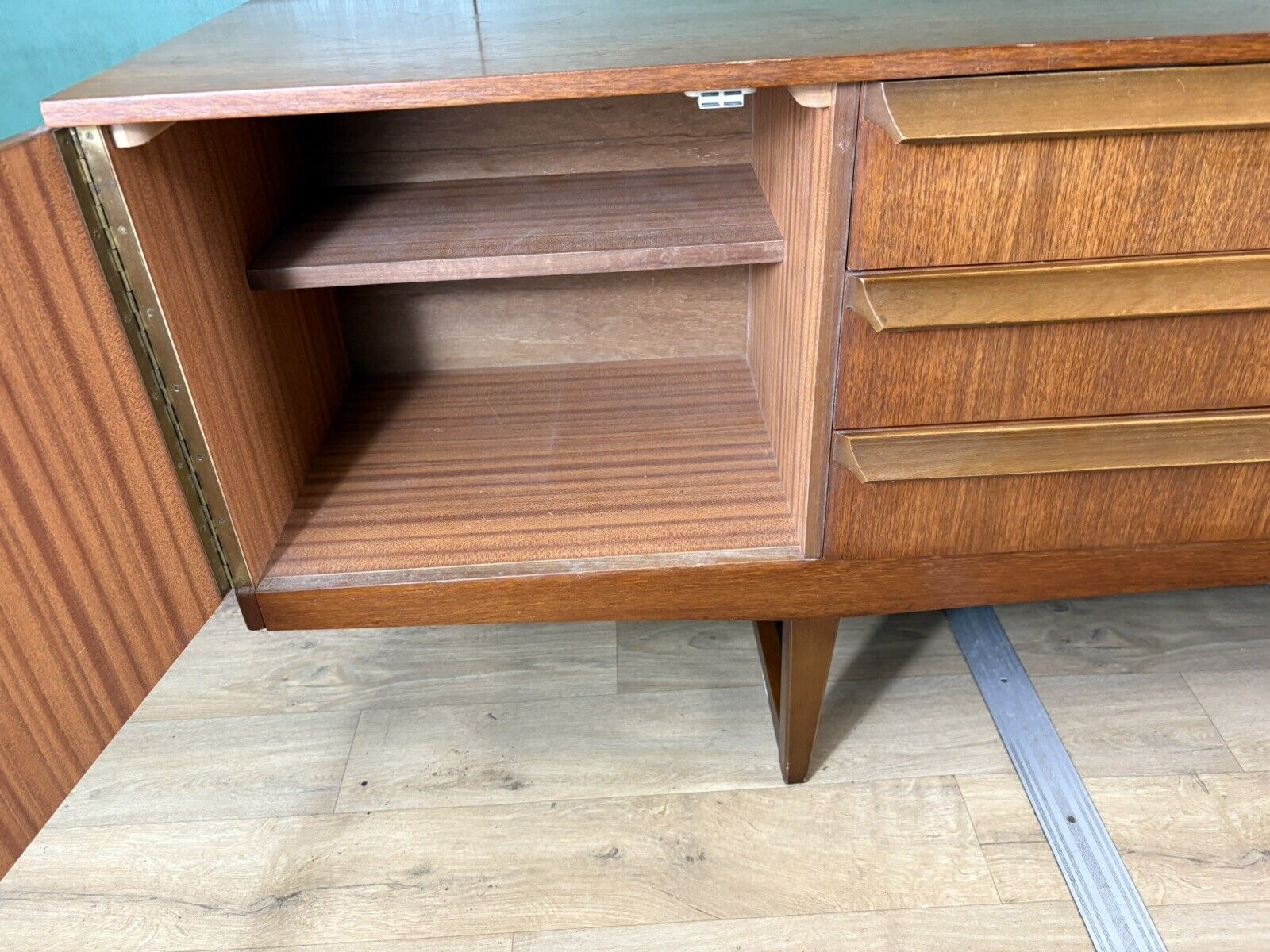 Retro Vintage Mid Century Teak Sideboard By Stonehill Furniture-Courier