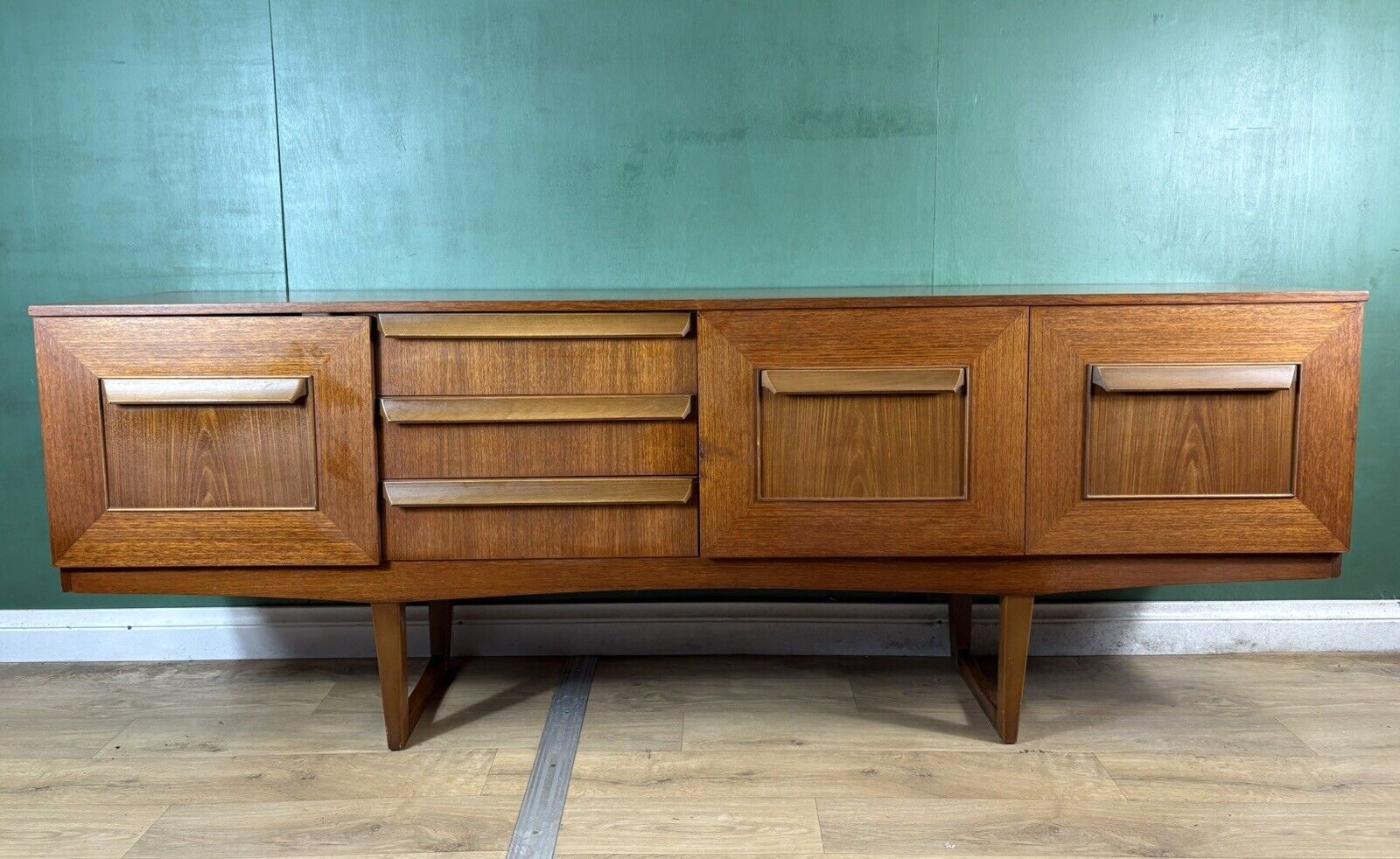 Retro Vintage Mid Century Teak Sideboard By Stonehill Furniture-Courier