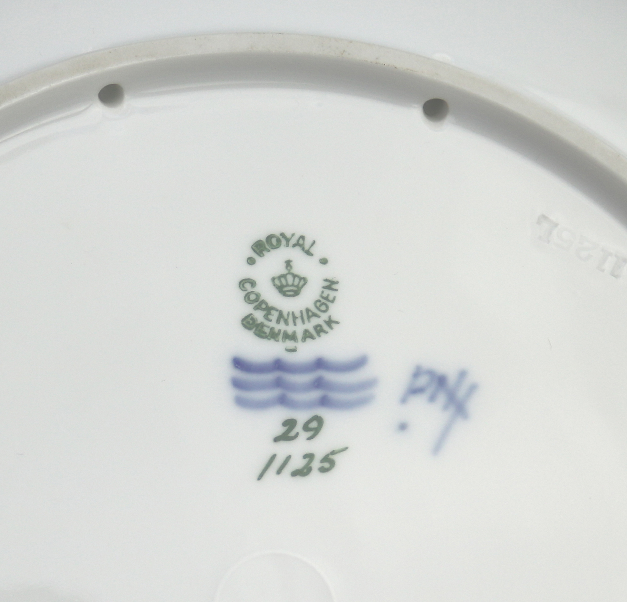 A mid-century Scandinavian Royal Copenhagen porcelain Charger Wall Plate C.1958