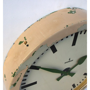 Mid Century Wall Clock By Siemens, 1950s