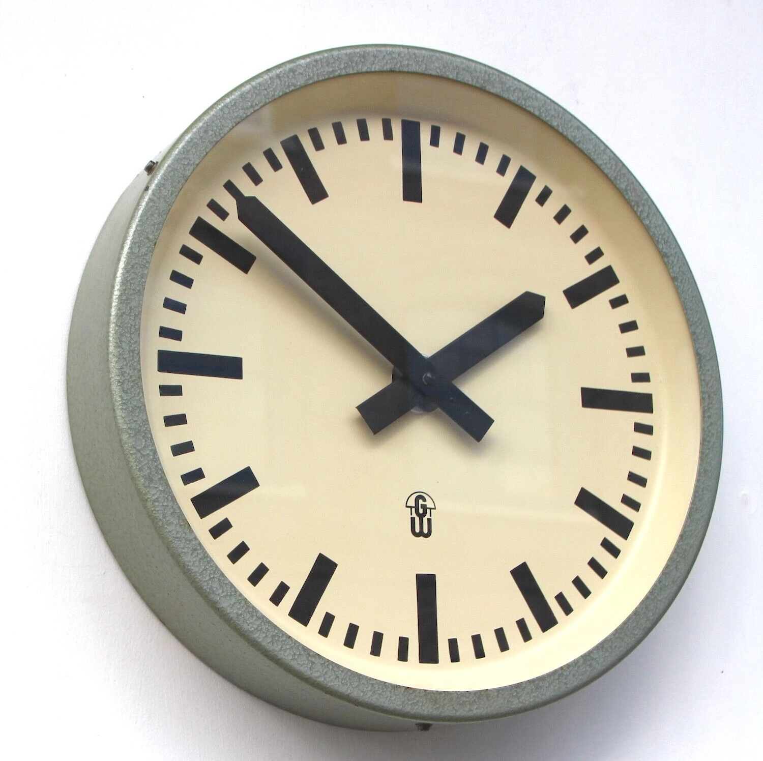 Mid Century Wall Clock By Siemens, 1950s