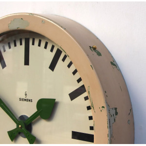 Mid Century Wall Clock By Siemens, 1950s