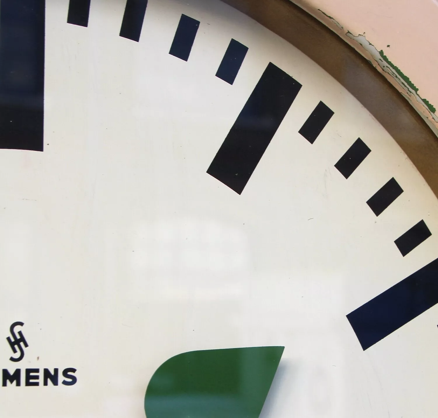 Mid Century Wall Clock By Siemens, 1950s