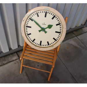 Mid Century Wall Clock By Siemens, 1950s