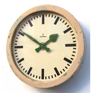 Mid Century Wall Clock By Siemens, 1950s