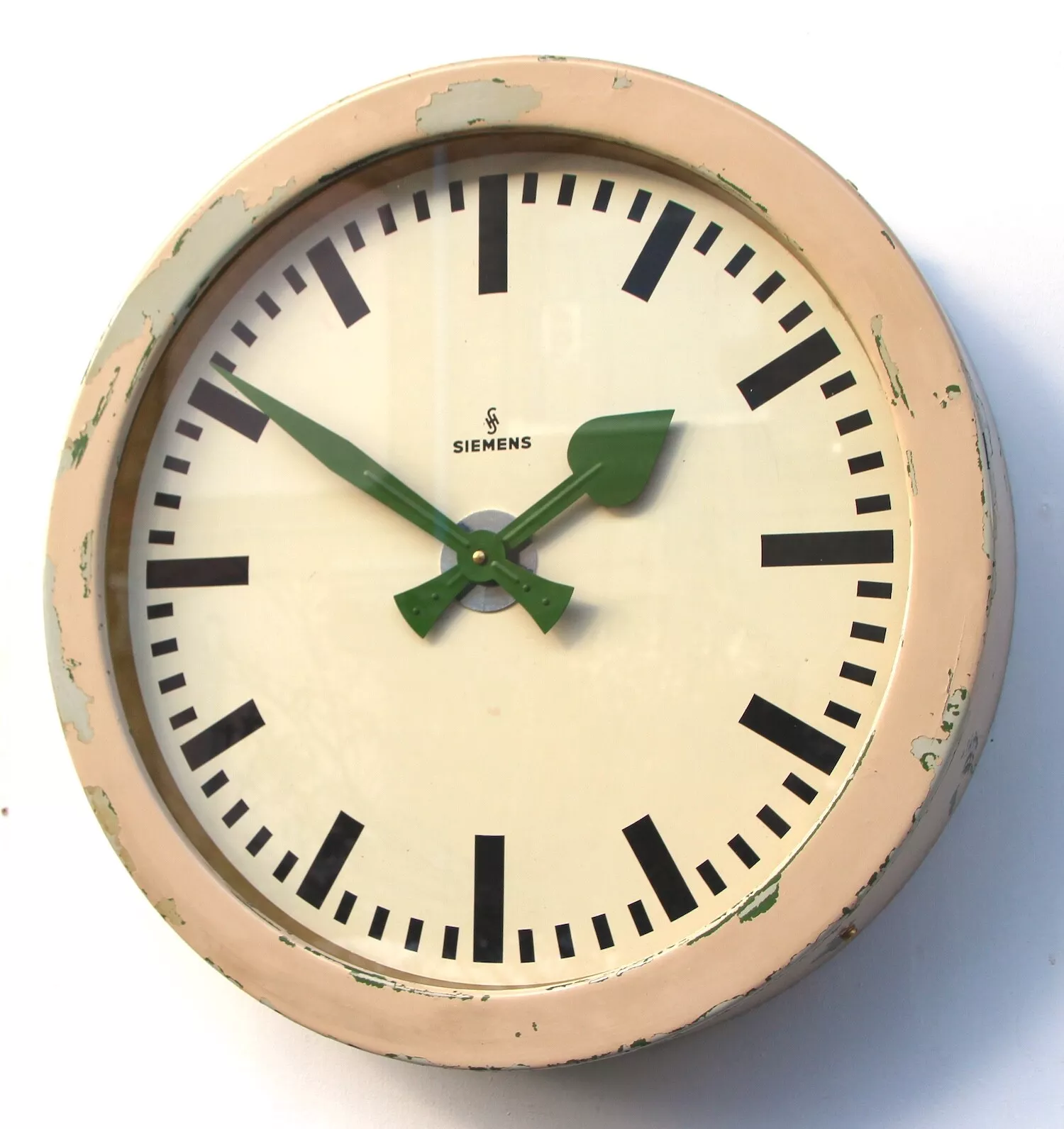Mid Century Wall Clock By Siemens, 1950s