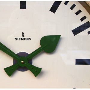 Mid Century Wall Clock By Siemens, 1950s