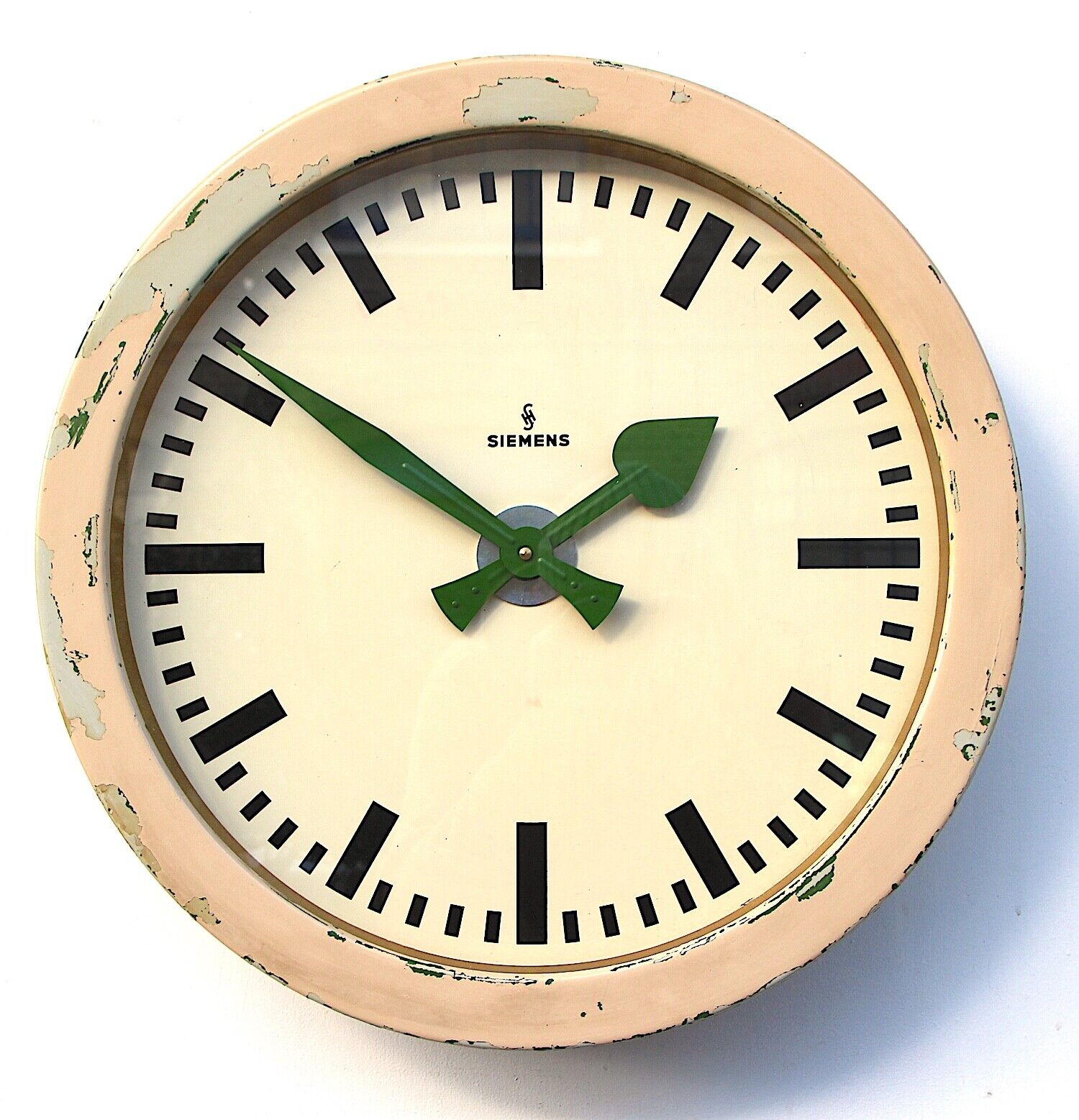Mid Century Wall Clock By Siemens, 1950s