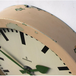 Mid Century Wall Clock By Siemens, 1950s