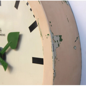Mid Century Wall Clock By Siemens, 1950s