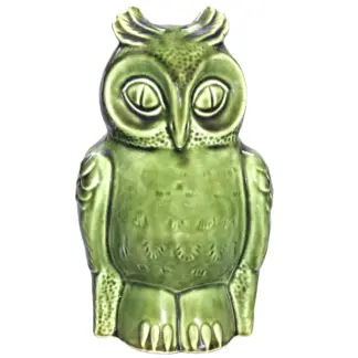 A vintage mid-century retro novelty art pottery Money Box of an owl C.1960's