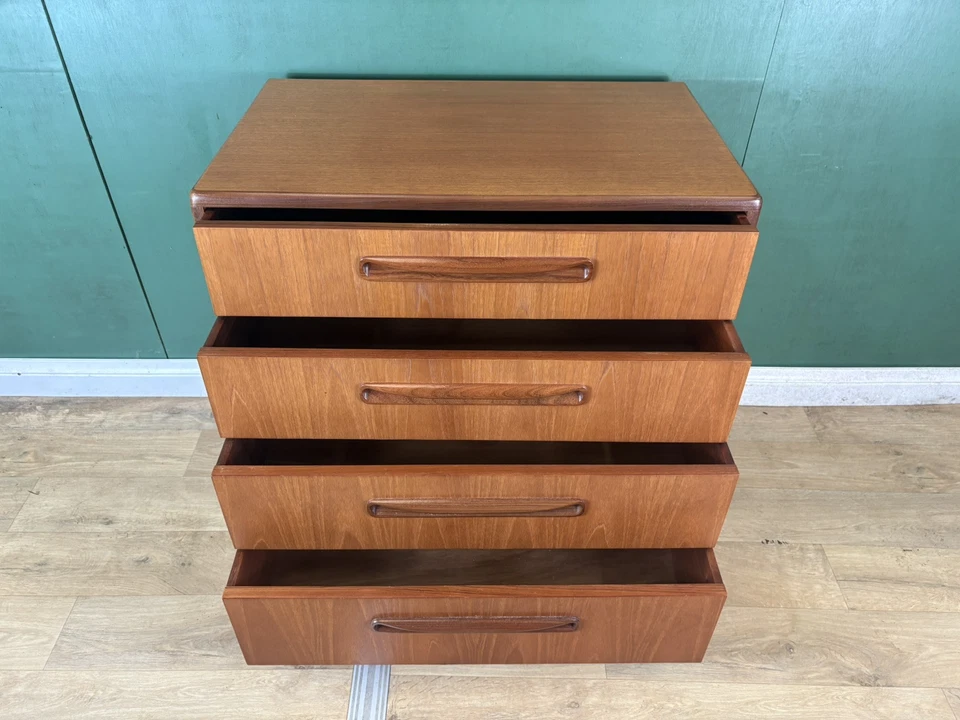 Vintage Mid Century Teak G Plan Fresco Chest Of Drawers