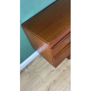 Vintage Mid Century Teak Desk By Stonehill Furniture