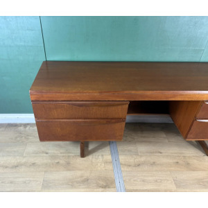 Vintage Mid Century Teak Desk By Stonehill Furniture