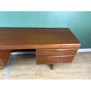 Vintage Mid Century Teak Desk By Stonehill Furniture