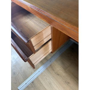 Vintage Mid Century Teak Desk By Stonehill Furniture