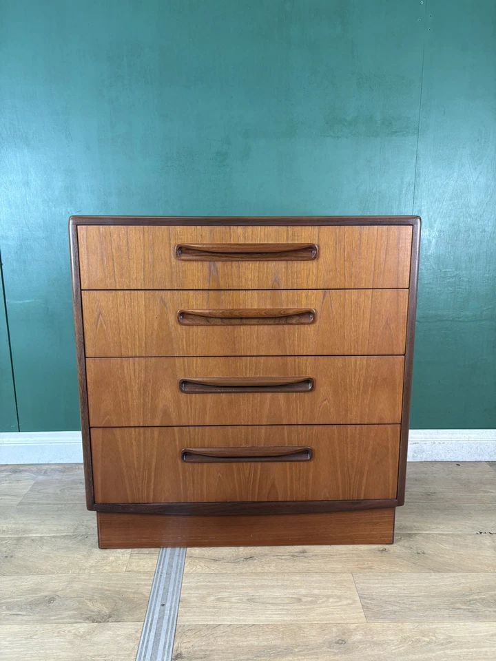 Vintage Mid Century Teak G Plan Fresco Chest Of Drawers