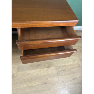 Vintage Mid Century Teak Desk By Stonehill Furniture