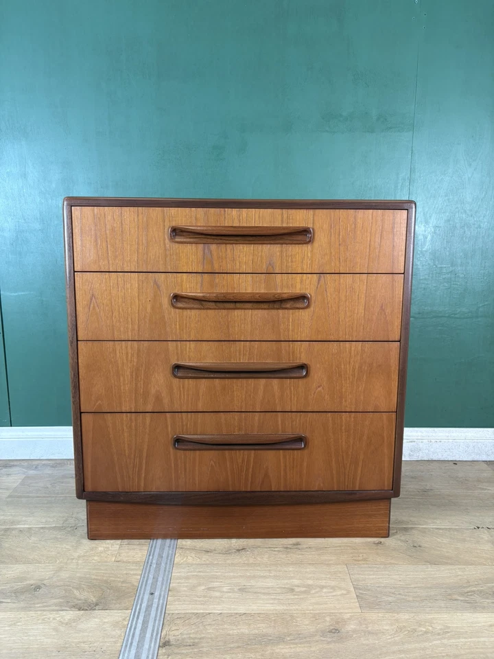 Vintage Mid Century Teak G Plan Fresco Chest Of Drawers