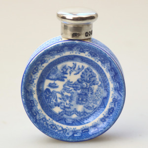A scarce antique Sampson Mordan novelty English solid silver Scent Bottle C.1885