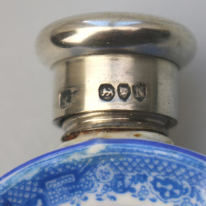 A scarce antique Sampson Mordan novelty English solid silver Scent Bottle C.1885