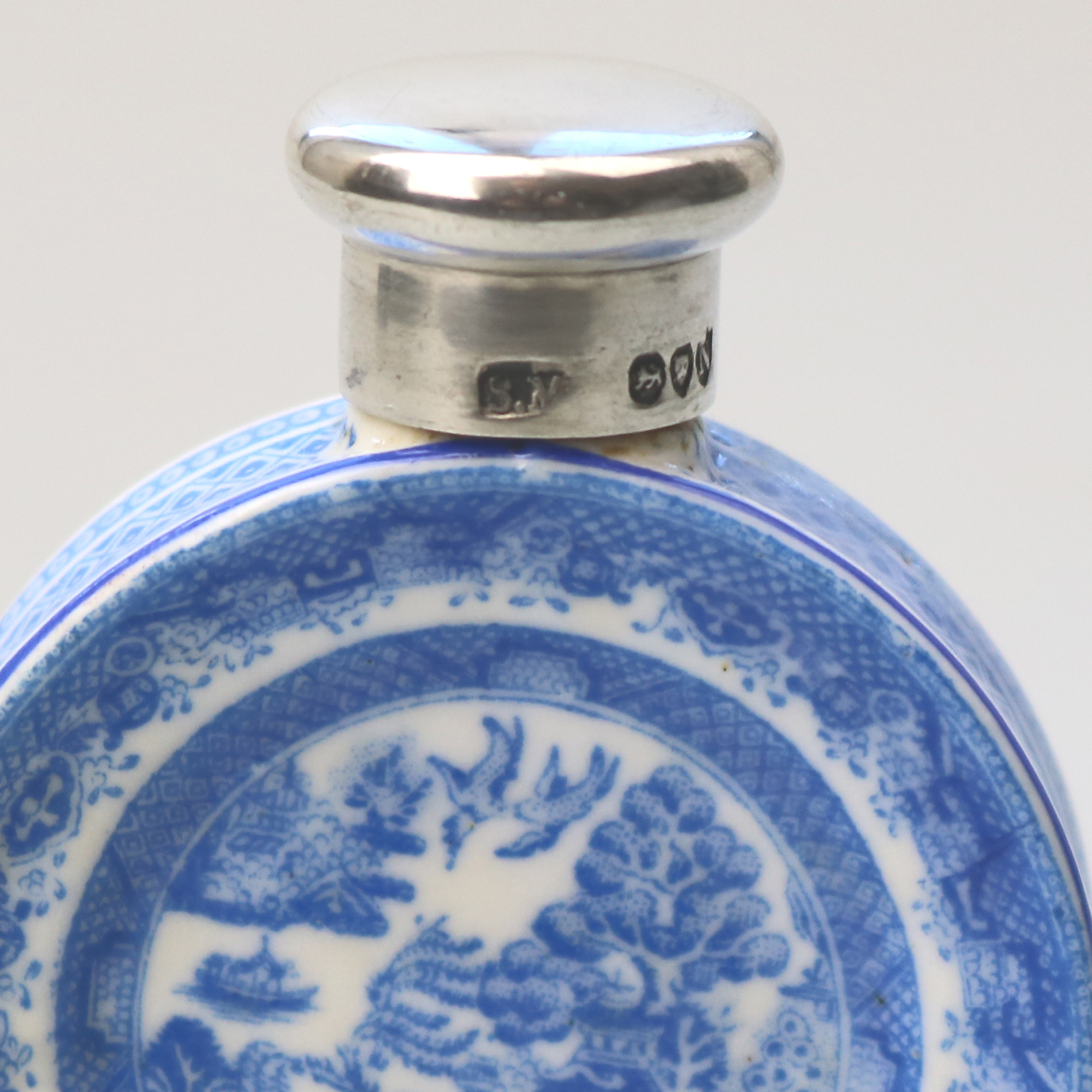 A scarce antique Sampson Mordan novelty English solid silver Scent Bottle C.1885