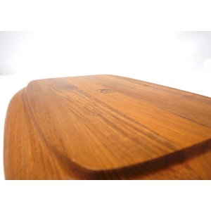 Solid Teak Danish Modern Nissen Carving Platter
