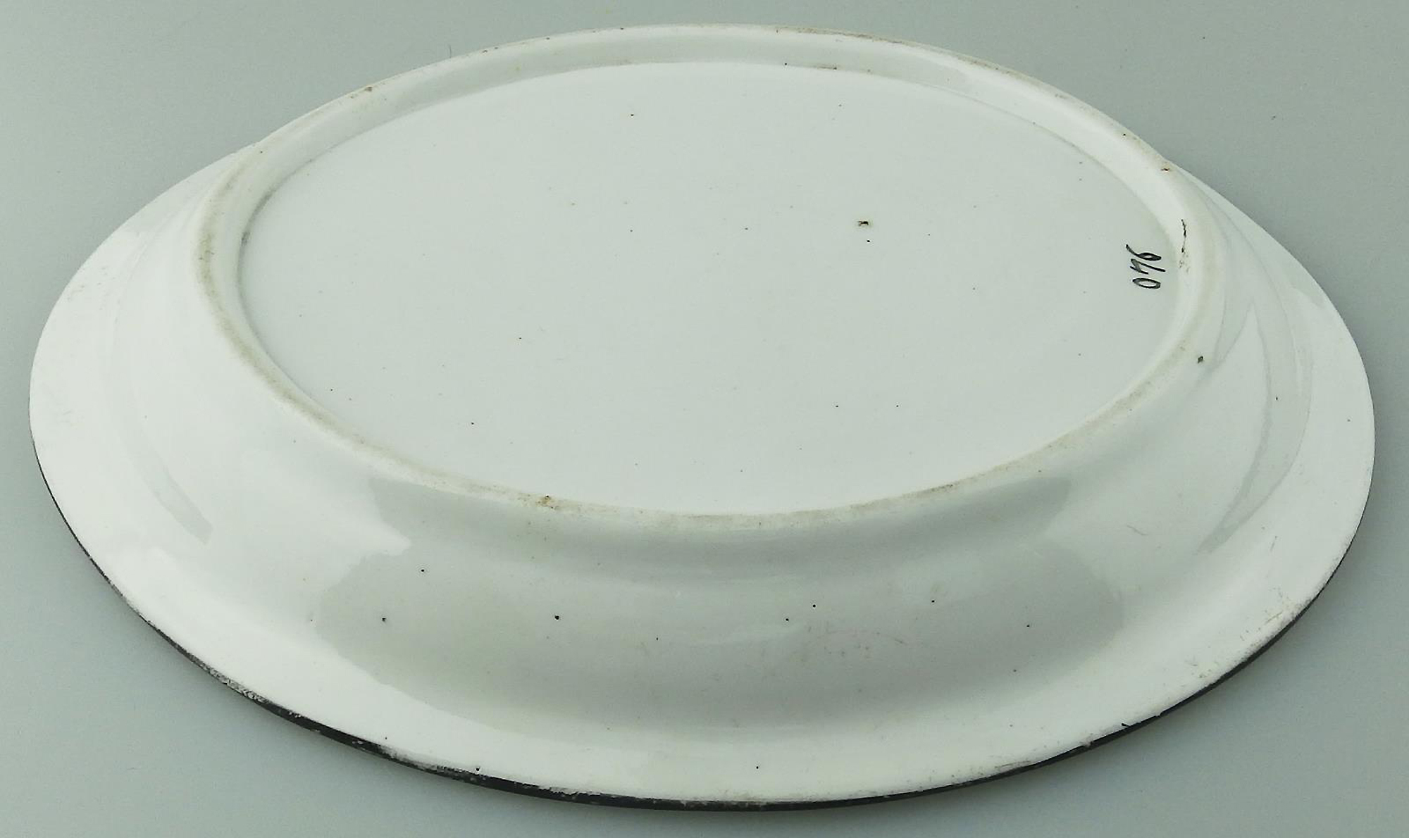 A good Georgian antique English porcelain transferware Teapot Stand C.early 19thC