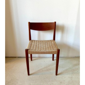 Teak Danish Modern Dining Chair by Poul Volther for Frem Røjle