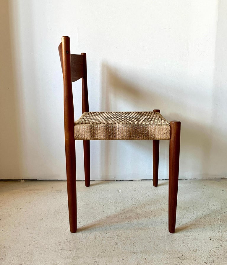 Teak Danish Modern Dining Chair by Poul Volther for Frem Røjle