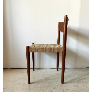 Teak Danish Modern Dining Chair by Poul Volther for Frem Røjle