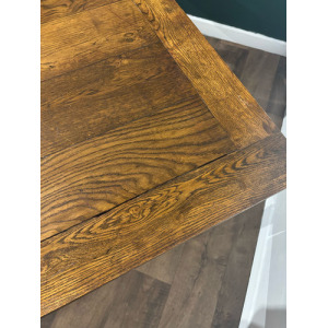 Vintage Dark Oak Dining Table