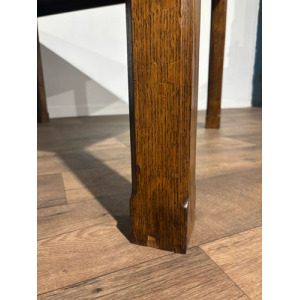 Vintage Dark Oak Dining Table