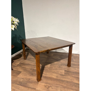 Vintage Dark Oak Dining Table