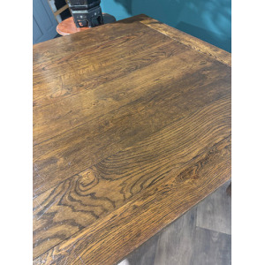 Vintage Dark Oak Dining Table