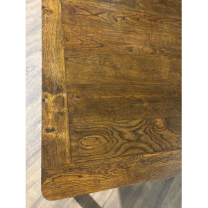 Vintage Dark Oak Dining Table