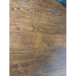 Vintage Dark Oak Dining Table